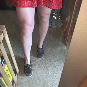 2/$25 EUC chocolate brown sperry boat shoes